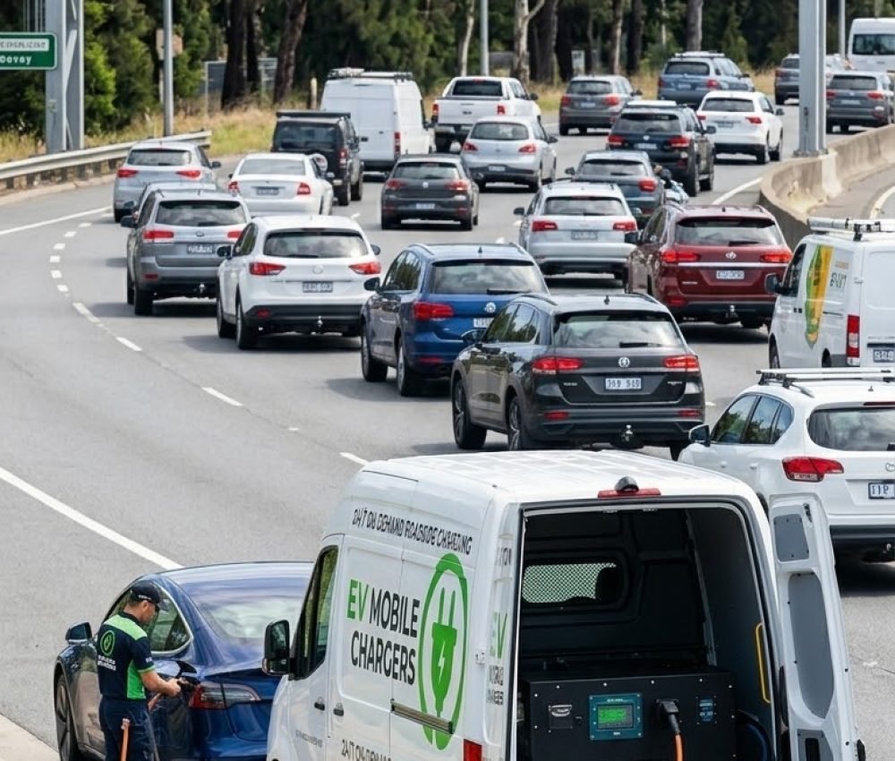 Mobile chargers for electric vehicles